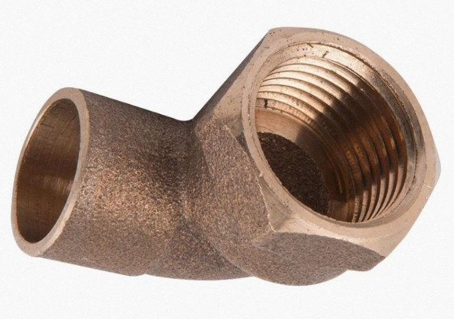 Codo So Hi 1" x 3/4" Bronce | Fittings y Llaverías