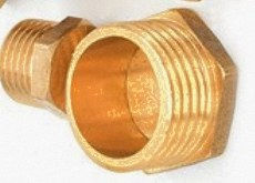 Miniatura: Tapagorro de bronce 3/8" para cerrar extremos de tubería