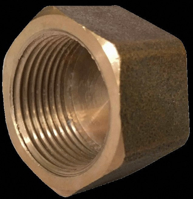Tapa Gorro Hi 1/4" Bronce | Fittings y Llaverías