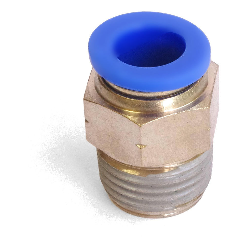 Miniatura: Conector de conexión rápida 8 mm SPC 8-04, terminal recto con rosca macho