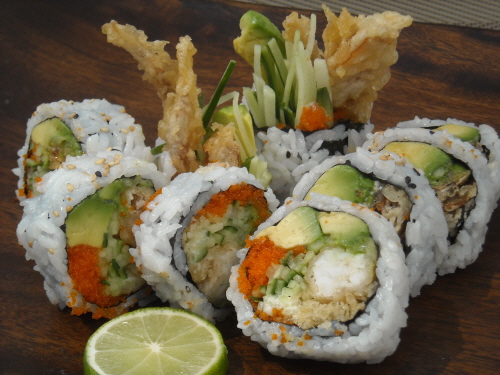 Arranged Food and Objects