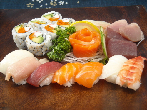 Arranged Food and Objects