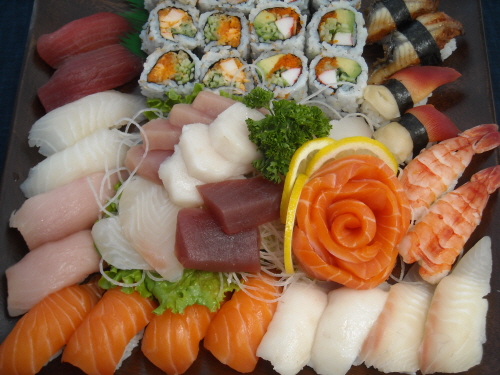 Arranged Food and Objects