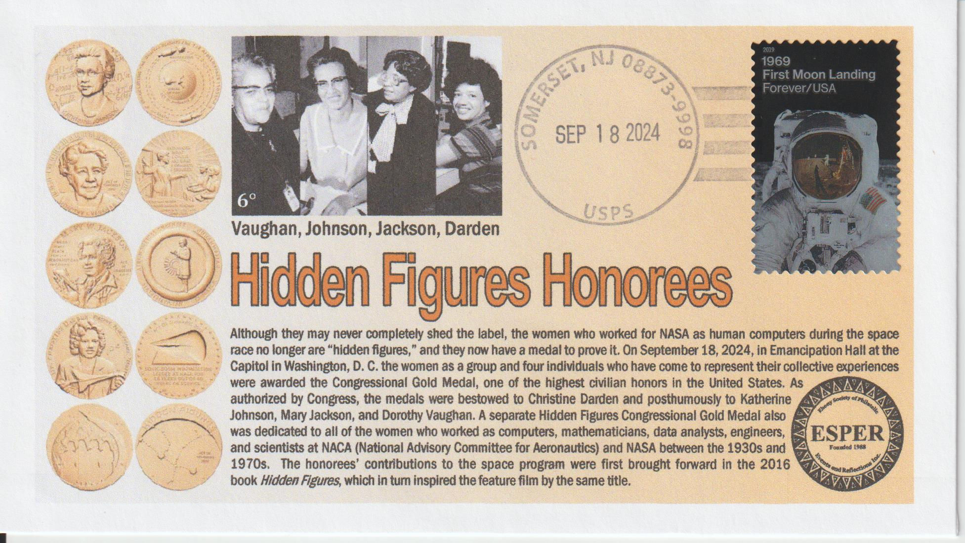 Hidden Figures Memorial Cover