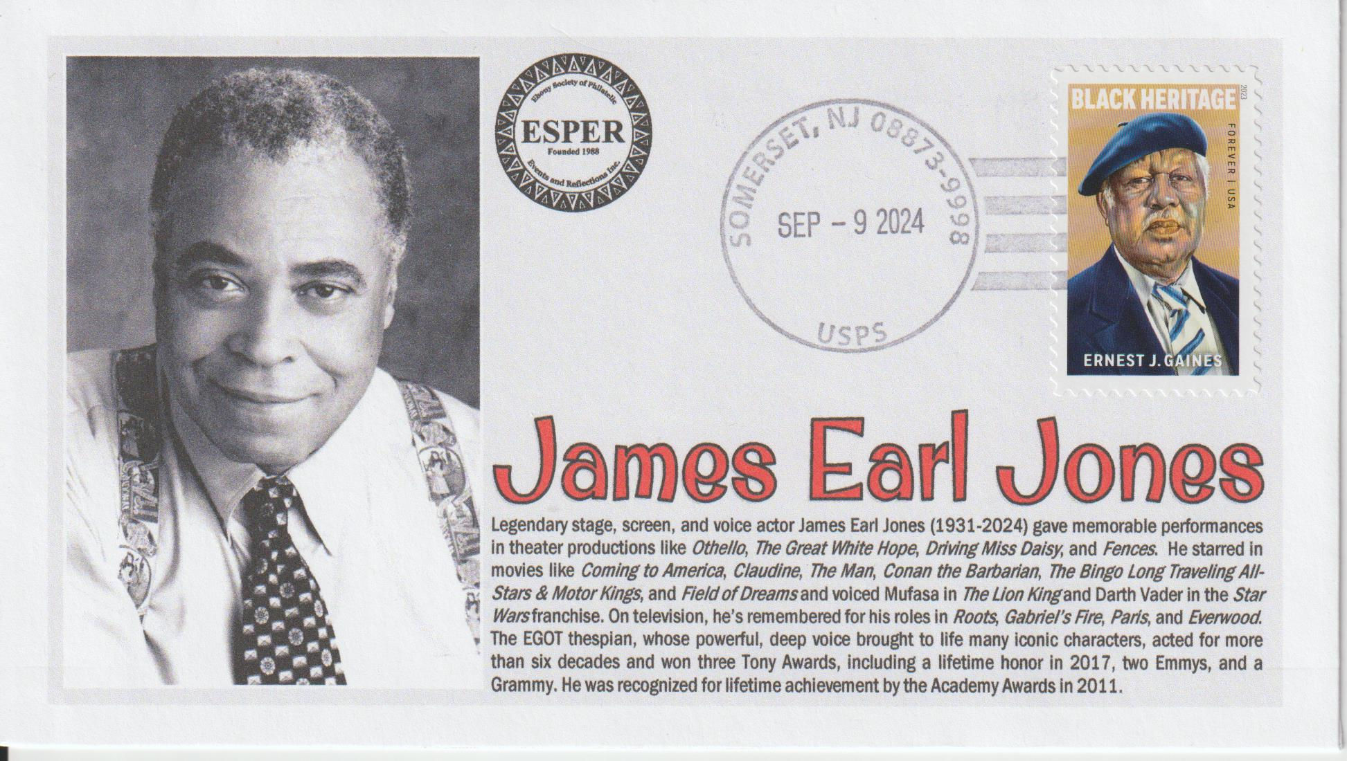 James Earl Jones Memorial Cover