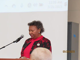 Vivian Roscoe- President, Seniors in the Spotlight Stamp Club