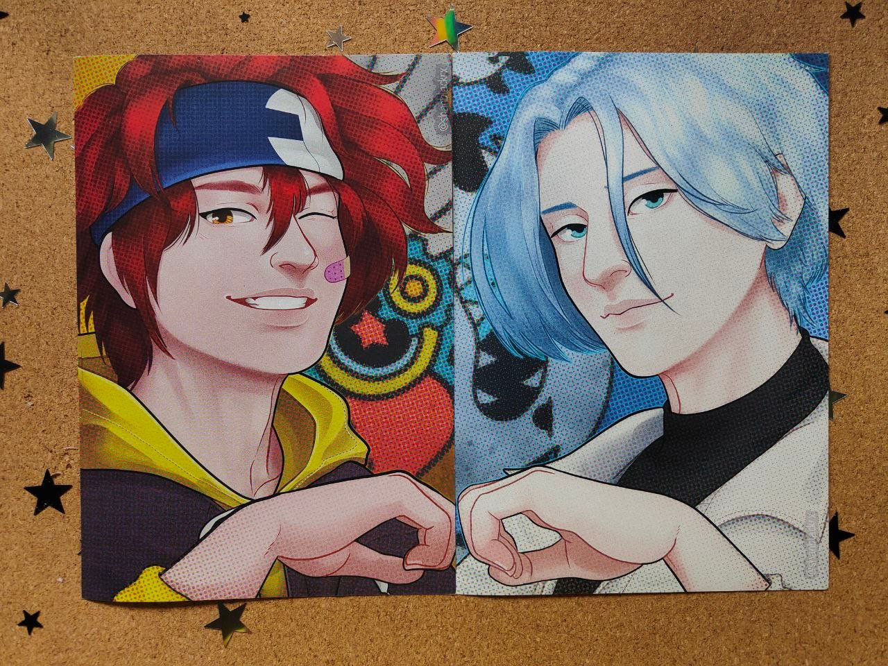 (SK8 the Infinity) Reki e Langa prints kit