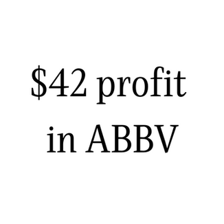 $42 profit in ABBV