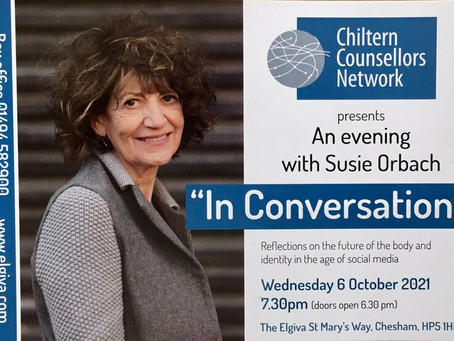 Susie Orbach - Date for your diaries.....