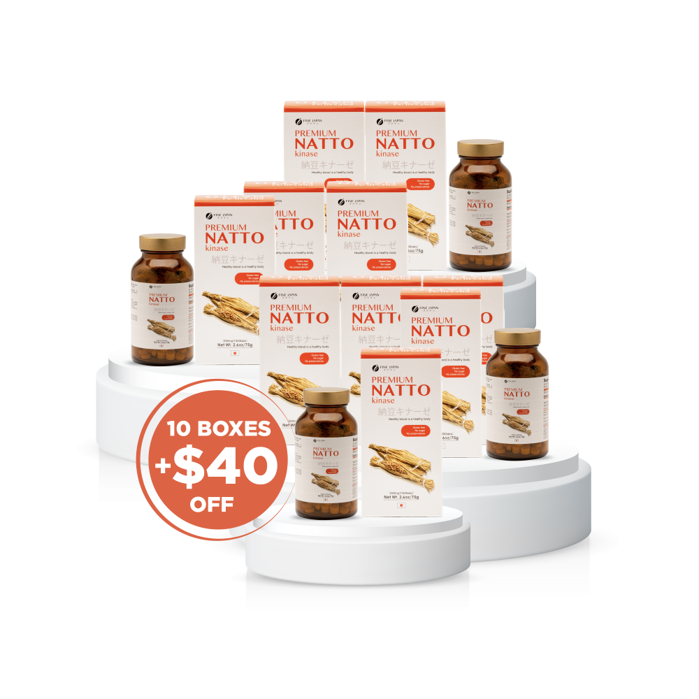 SALE JUL 4: Mua 5 Tặng 5 Premium Natto Kinase - Đậu Nành Lên Men + $40 OFF