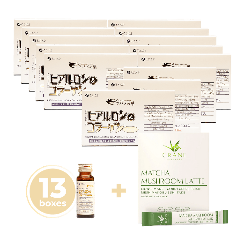 Mua 6 Tặng 7 Premium Hyaluron & Collagen with Swallow’s Nest - Collagen Tổ Yến