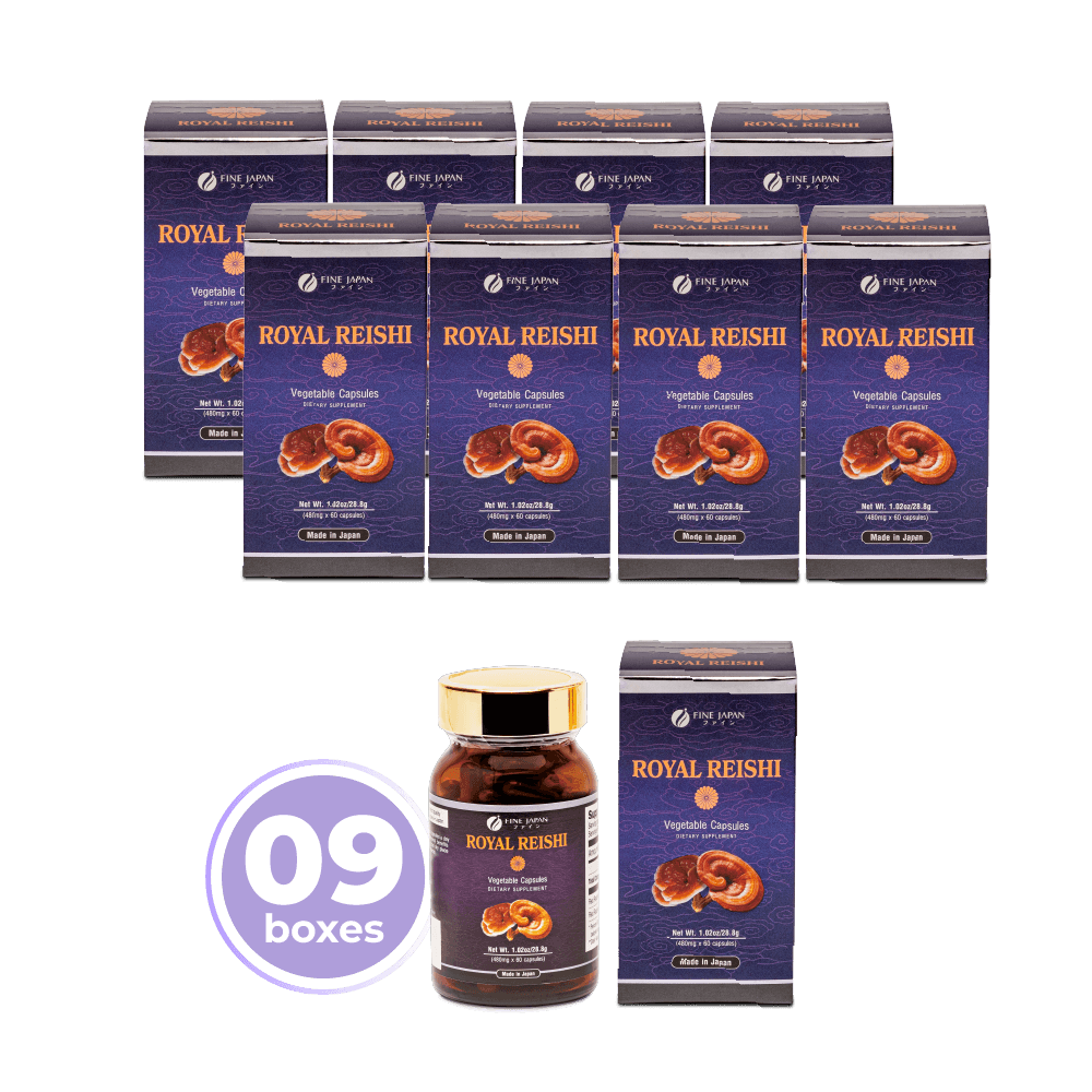 SUMMER SPECIALS SALE: Mua 4 Tặng 5 Hộp Royal Reishi - Nấm Linh Chi Đỏ Hoàng Gia