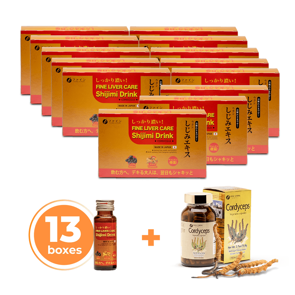 Father’s Day Mua 6 Tặng 7 Fine Liver Care - Nước Nghệ Bổ Gan + Tặng 1 Hộp Viên Uống Đông Trùng Hạ Thảo trị giá $75
