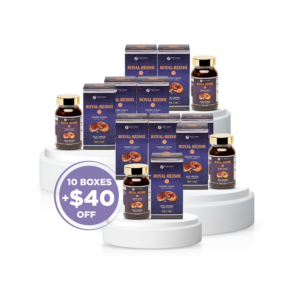 SALE JUL 4: Mua 5 Tặng 5 Royal Reishi - Nấm Linh Chi Đỏ Hoàng Gia + $40 OFF