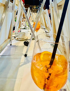 Aperol Spritz auf Malkurs