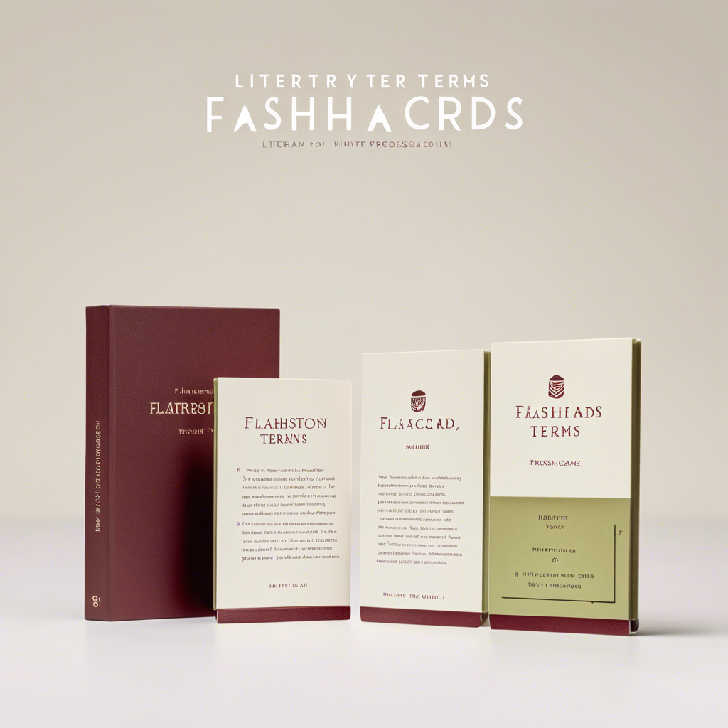 Literary Terms Flashcards