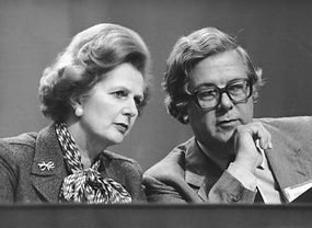 Margaret Thatcher and Geoffrey Howe