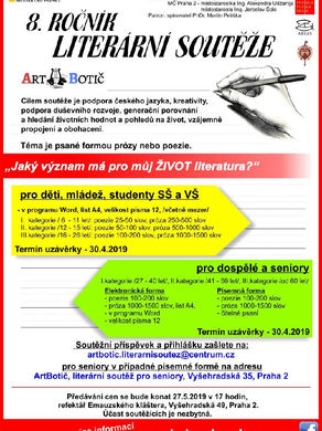 Vyhlášení 8. ročníku literární soutěže Art Botič