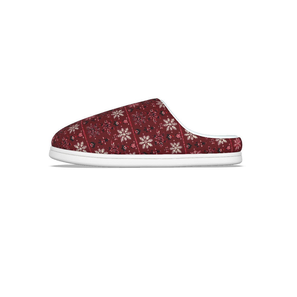 Thumbnail: All-Over Print Men's Plush Slippers