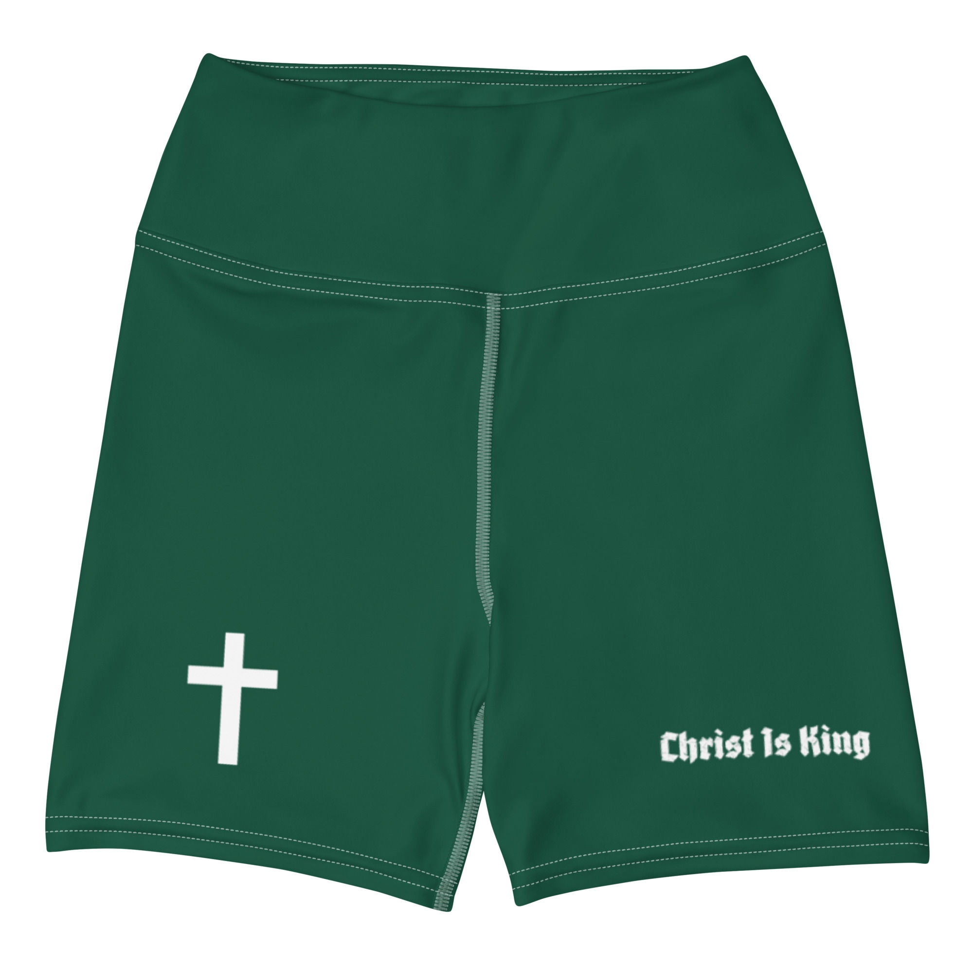 Dead Poets Society Woodland Green Yoga Shorts "King"