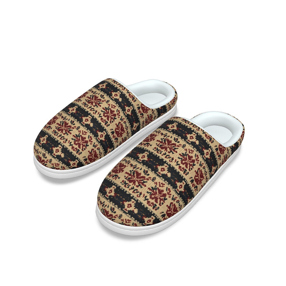 Thumbnail: Dead Poets Society Christmas Men's Plush Slippers