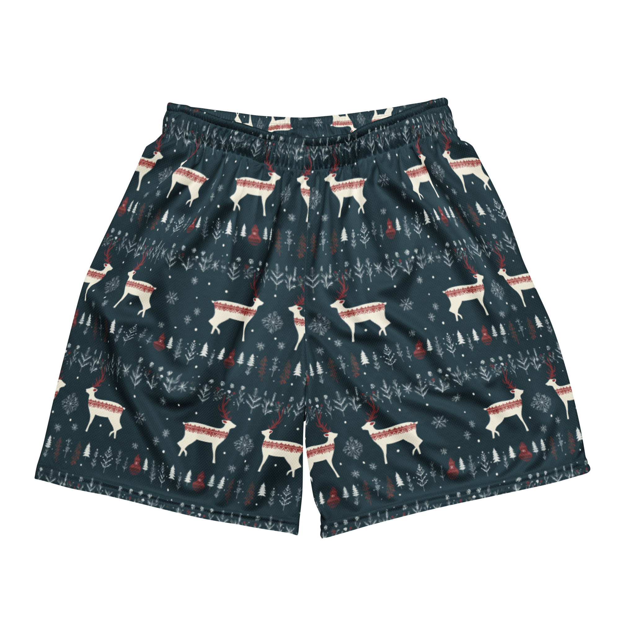 Dead Poets Society Christmas mesh shorts "deer.lings"
