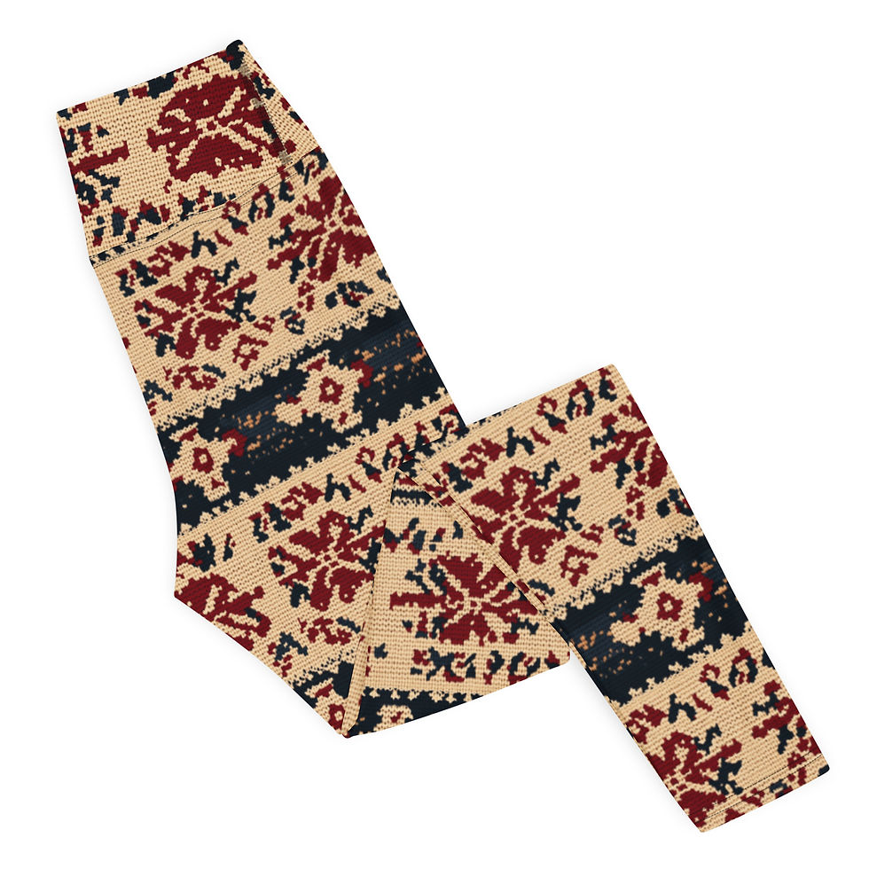 Thumbnail: Dead Poets Society Christmas Leggings "warm.fires"