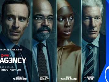 Michael Fassbender leads a star-studded cast in "The Agency"