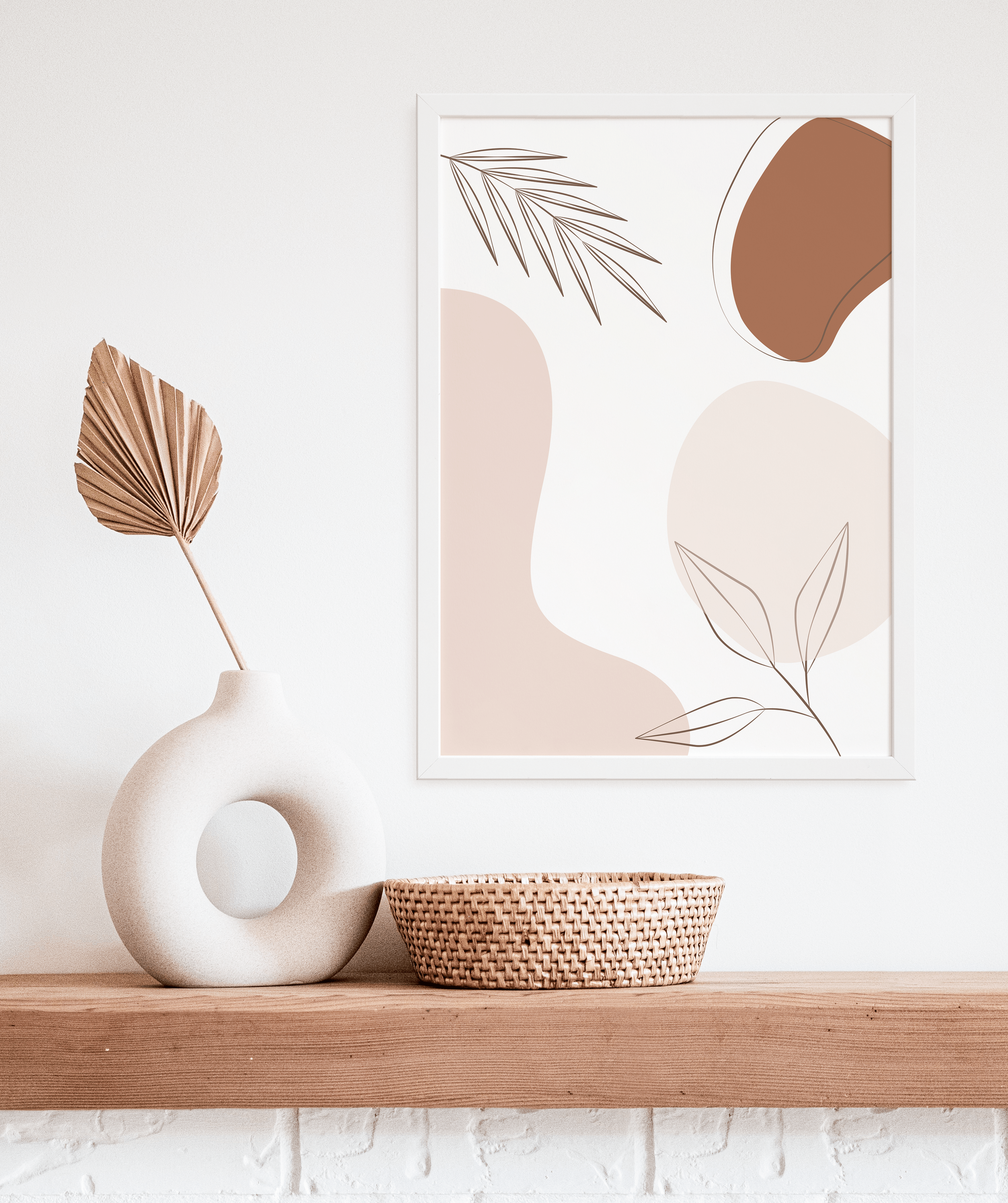 Poster abstract boho