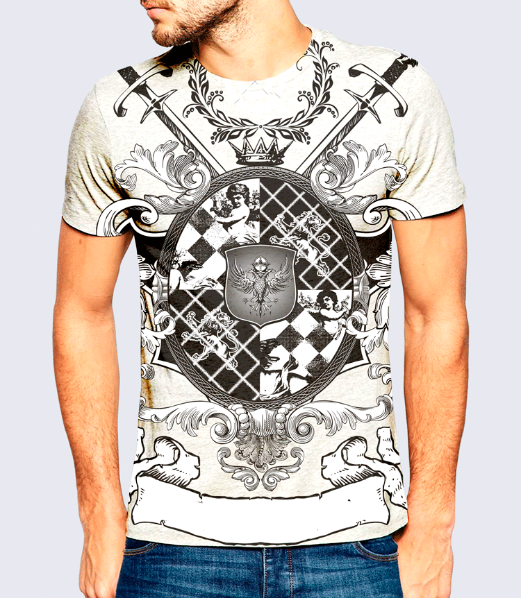 Escudo con Orlas Medieval.