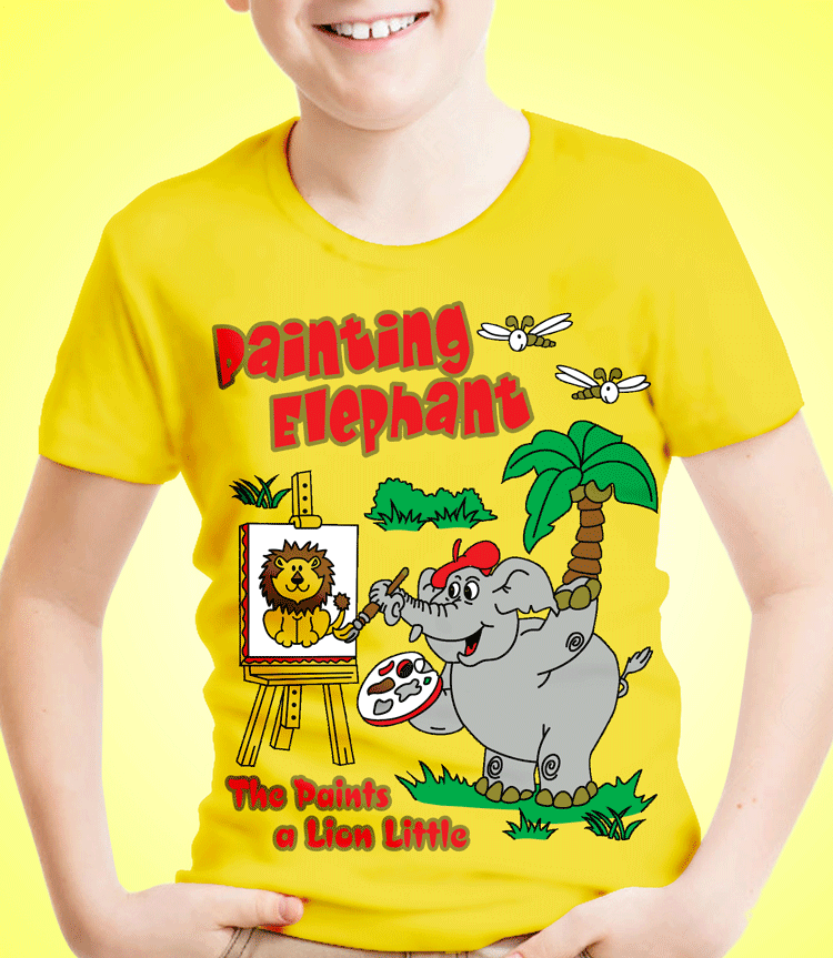 Elefante Artista en la Selva