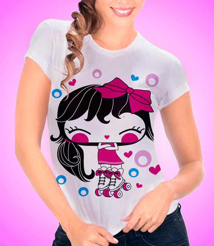 Pequeña Sexy en ruedas.