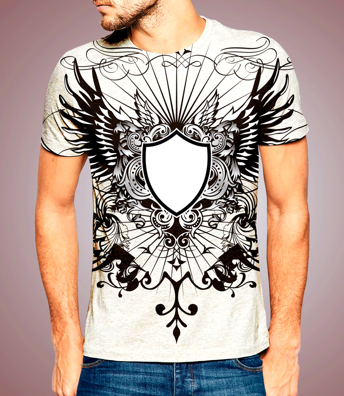 Escudo y Alas medievales