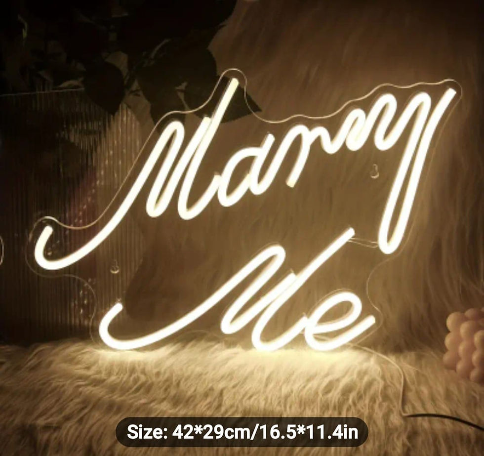Thumbnail: Marry Me Neon Sign