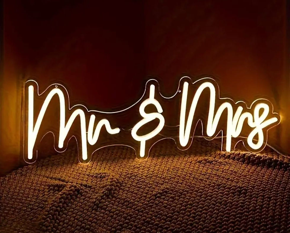 Thumbnail: Mr And Mrs Neon Light