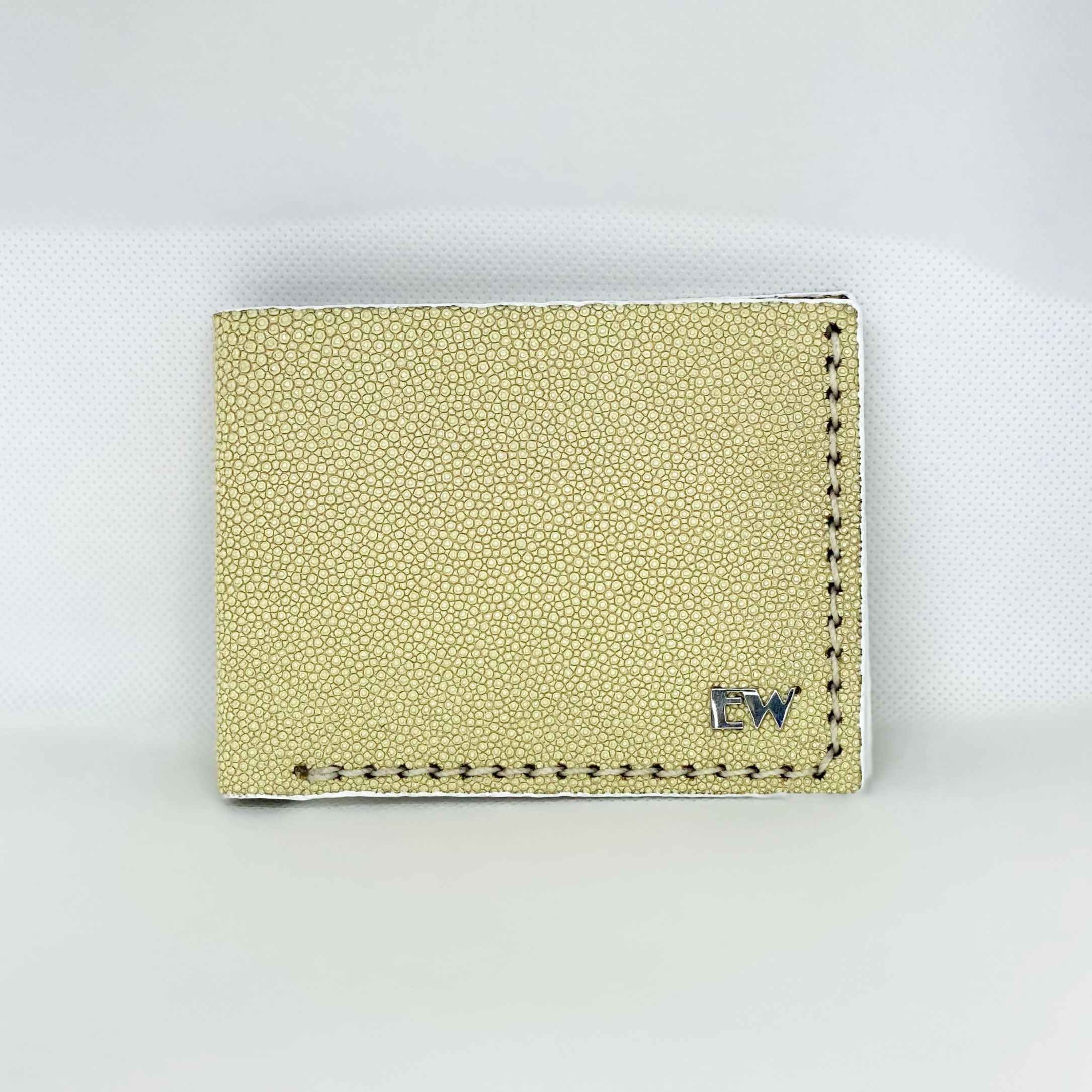 Carteira Exotic Arraia - Branco gelo