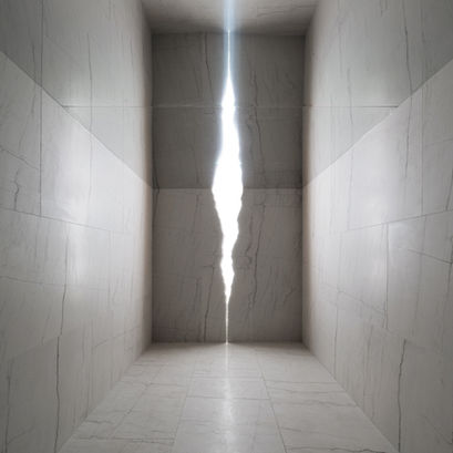 Art Installation by Mareo Rodriguez made in collaboration with Neolith. Plaza Colon, Madrid, Spain.