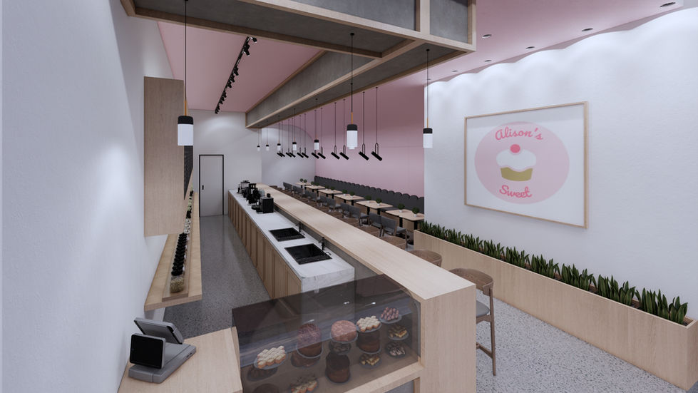 Cake Display Area