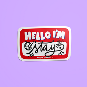 Stay, Stray Kids, Nachimbong, adesivo kpop, adesivo vinil, sticker, adesivo autoral, kpop merch, fanmade