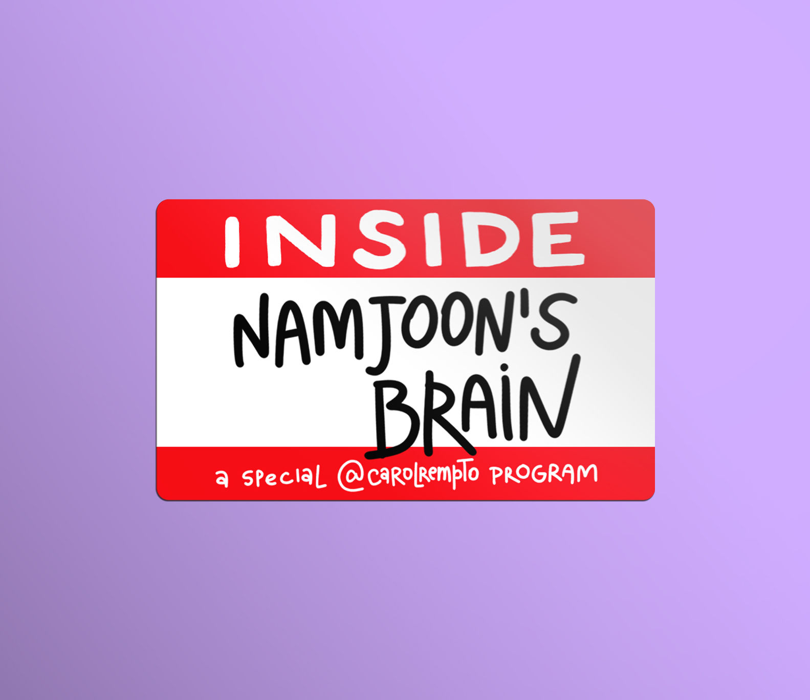 Adesivo Namjoon's Brain