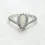 Thumbnail: 18ct White Gold Opal 0.35ct Diamond Ring Front View