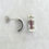 Thumbnail: 9ct White Gold Ruby Hoop Earrings