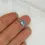 Thumbnail: 18ct White Gold Blue Topaz Pendant Held