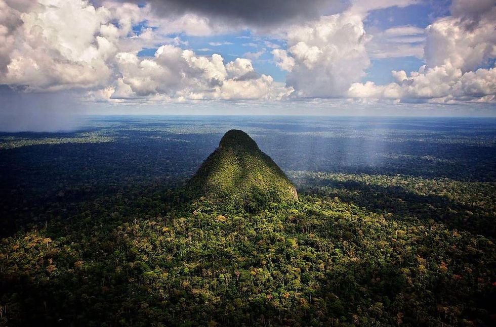 Cerro el cono pyramid in the Amazon