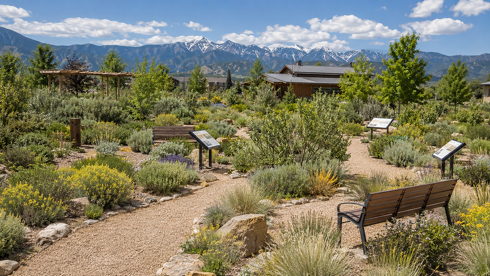 native plant gardens poncha campus concept