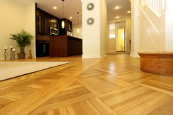 100 year old original oak parquet