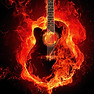 Guitar in Flames