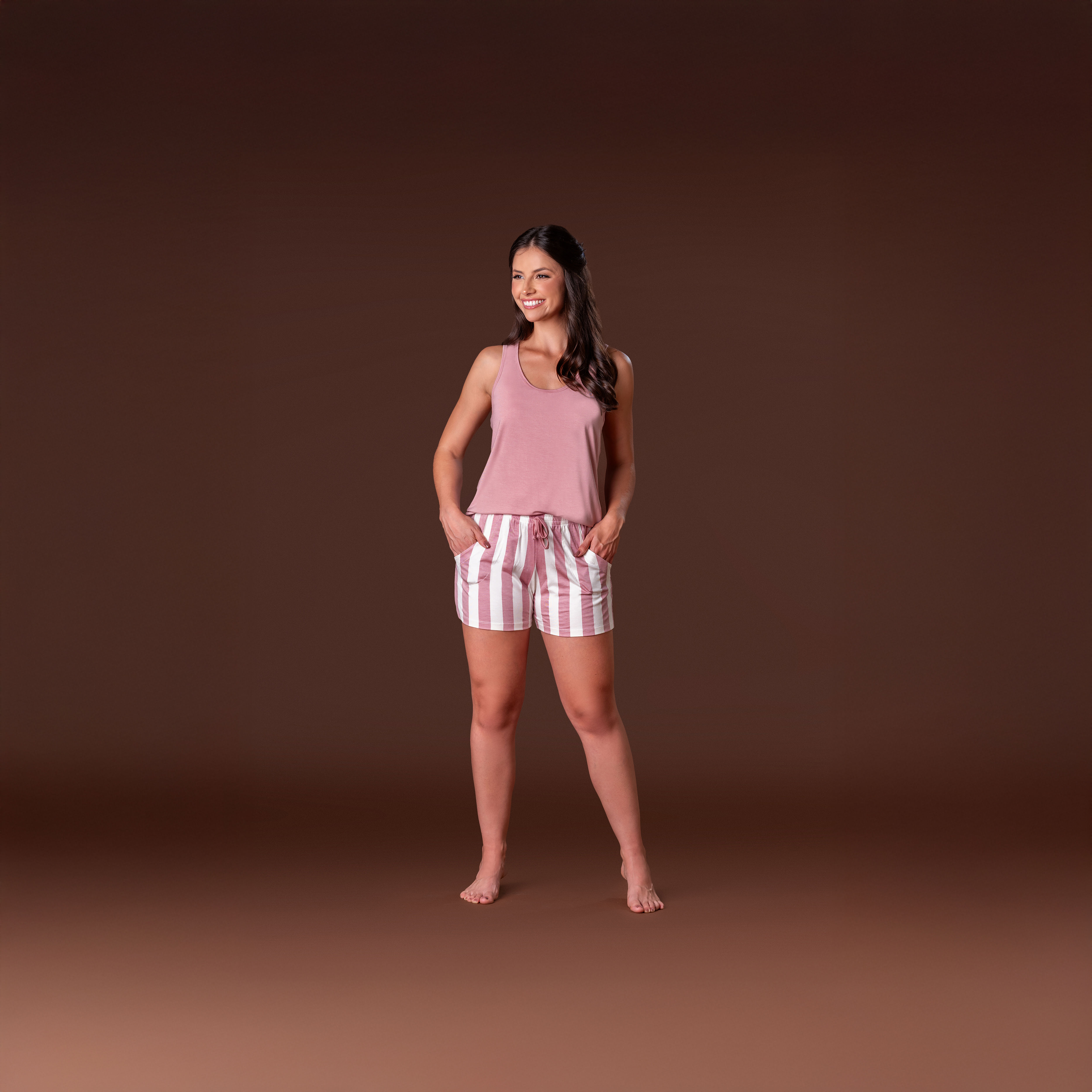 Pijama Camiseta com Short Bolso