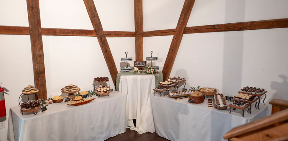 snack table arrangement