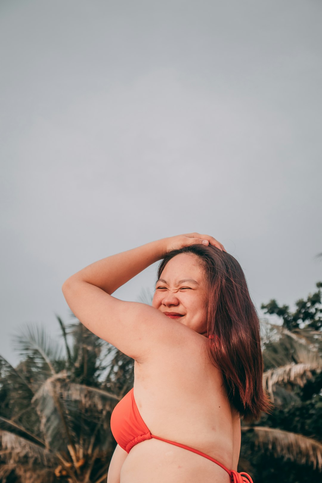 happy woman after weight loss